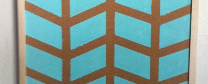 herringbone bulletin board