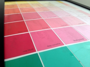 Paint Sample Calendar DIY | Chicisms