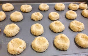 Raspberry Thumbprint Cookies