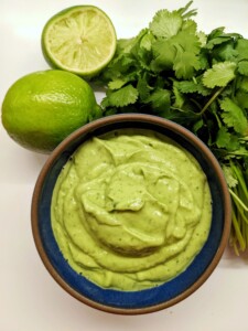 Avocado Lime Crema Recipe