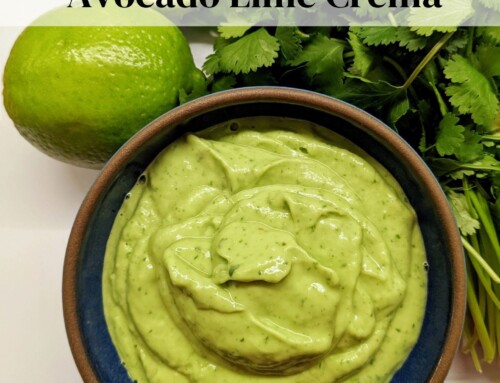 Recipe File: Avocado Lime Crema