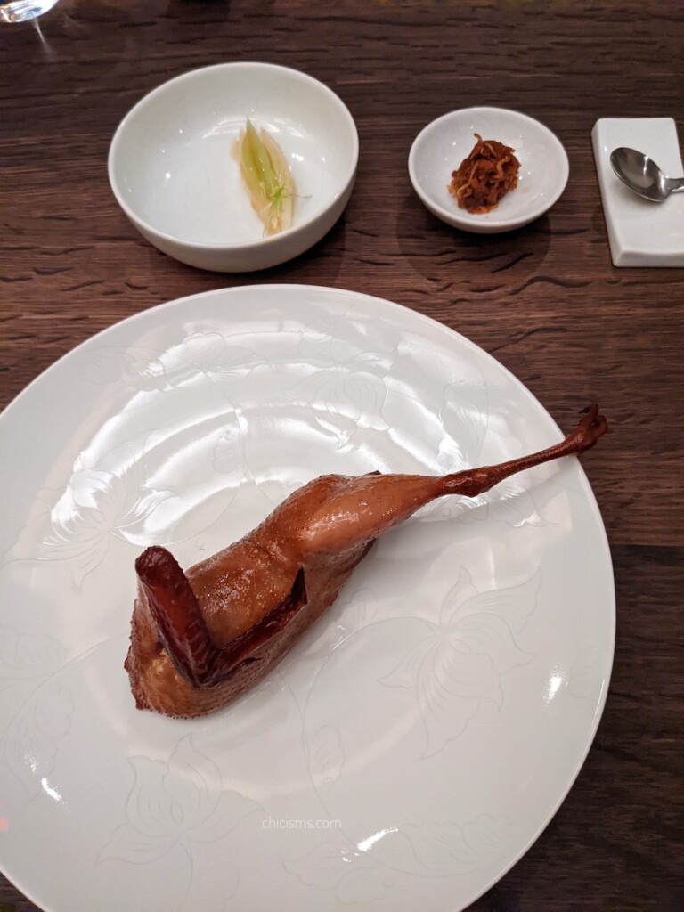 Benu: barbecued quail 